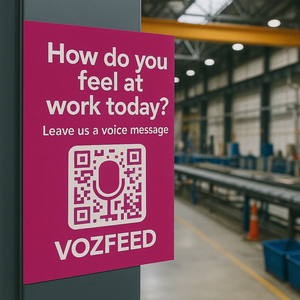 Why use Voice QR to capture internal feedback