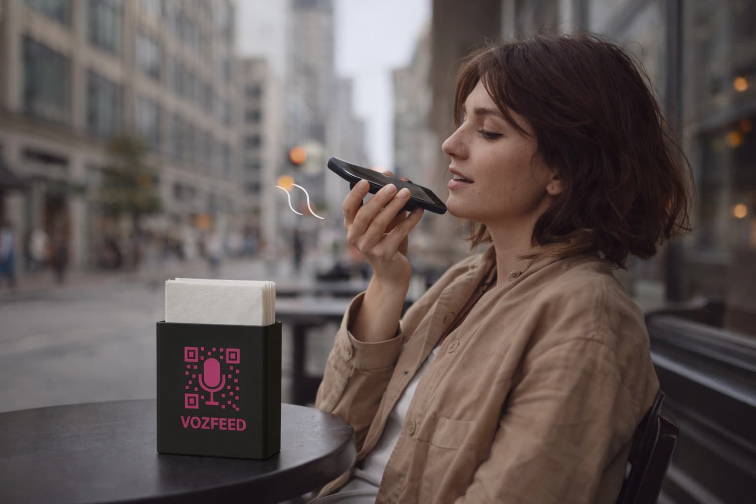 Escuchar a tus comensales nunca fue tan fácil.